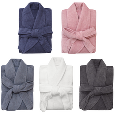 송월타월 프리미엄 호텔 목욕가운 40수 L, 차콜그레이, 1개