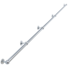 스텐304 계단손잡이 3M~5M까지 긴사이즈 주문제작형 안전바 복도 계단난간대 핸드레일, 스텐, 1개