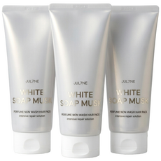 줄라이미 퍼퓸 논워시 헤어팩 화이트 솝 머스크 200ml, 1개