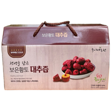 보은황토 대추즙 대추차 100ml, 30개