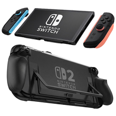 스컬앤코 닌텐도 스위치2 피션 그립 케이스, 1개, 블랙 1개, 블랙