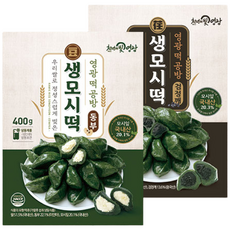 [영광떡공방] 우리쌀로 빚은 생모시떡 동부 5팩 + 검정깨 5팩, 3.75kg, 1박스
