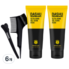 DASHU 男性強力壓貼燙髮膠組, 100ml, 6組