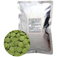 [썬데이베이커리] 초콜릿 DIY 버릴스 컴파운드 코팅 초콜릿 1kg 녹차, 1개