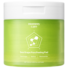 마미케어 바다포도 각질 모공 청소 레티놀 AHA PHA 양면 패드, 1개, 60매입