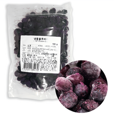 [도도나몰] 우양 냉동 블루베리 홀 무가당, 1개, 500g