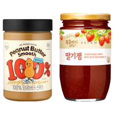 복음자리 땅콩버터 스무스 280g +딸기잼 500g, 1개