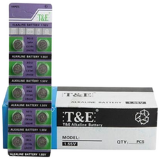 10알 AG9 수은 전지 계산기 시계 리튬 건전지 LR936W 394A, 1세트, AG9 10알
