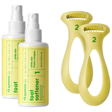 F3 미라클 발각질 각질제거 키트 [발각질 연화소프너스프레이+발각질 면도기], 2개입, 2개