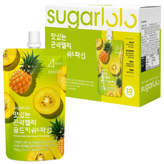 슈가로로 맛있는 곤약젤리 골드키위 & 파인 10개입, 1.5kg, 1개