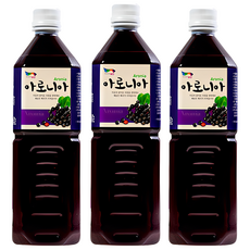 해담은베리 순수 아로니아원액, 1L, 3개