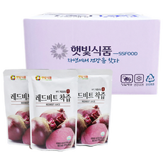 햇빛식품 비트즙 제주 비트원액 물없이 갈아 만든 100% NFC 저온착즙 레드비트즙 비트주스 비트즙추천 80ml, 50개