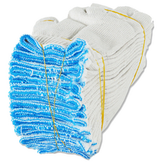 가드맨 면장갑 50g 2p, 손목 띠 파랑, 100개