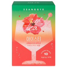 쌍계명차 히비스커스 애플 아이스티 10p, 10개입, 1개, 1.2g