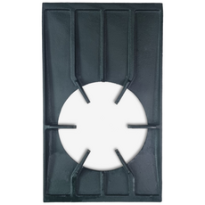 업소용 가스렌지 상판 2열 측면 상판 495x300 쏠림 간택기 석쇠 주물, LPG