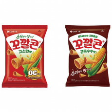 꼬깔콘 고소한맛 67g x 5p + 군옥수수맛 67g x 5p 세트, 670g, 1세트