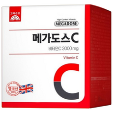 고려은단 메가도스C 영국산 비타민C 3000 100포, 300g, 1개
