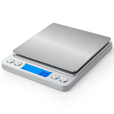 디지털 주방 전자 저울 0.1g 1kg, 실버, I2000