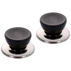 리르베르 1+1 교체용 냄비뚜껑 손잡이 냄비꼭지, 1세트, 블랙