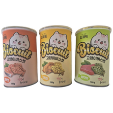 너를위한디저트 고양이 비스켓 간식 캣닢, 혼합맛(참치/치킨/연어), 300g, 1개
