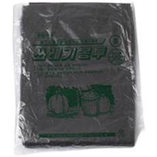 쓰레기봉투 분리수거봉투(소/검정/20매) 58*75cm(배접)약40~50L 10개