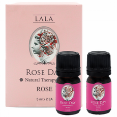 LALA 女性私密護理香氛精油 玫瑰花香, 5ml, 2罐