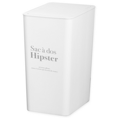 CS Living Fratem Point 搖擺式垃圾桶, 白色, 1個