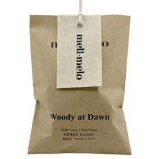 멜리멜로 실내 방향제 디퓨저 코지 사쉐 노멀 크라프트, 1개, 30g, 우디앳던