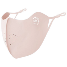 Velon 쿨링 자외선차단 마스크 등산 스포츠, 핑크, 1개