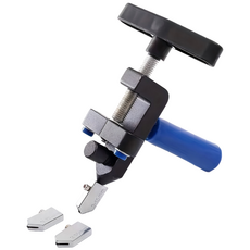 프리라이프 - 2in1 유리칼 소형 타일컷팅기 유리자르기 타일절단 공구, 1세트, LK256-BLUE