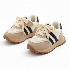 모던키즈 스트라이프 운동화 유아 찍찍이 스니커즈 가을 운동화