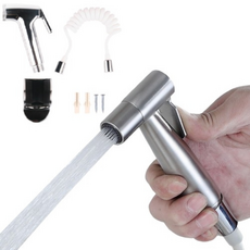 GUNI 욕실청소 고압 스프레이건 세트 호스 헤드 T밸브, 코일