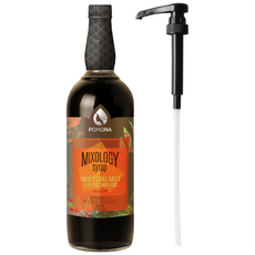 포모나 믹솔로지 스모키얼그레이 시럽 1L + 전용 시럽펌프 세트, 1세트