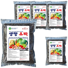 파머스케어 모든 작물용 텃밭 유기질 혼합 유박비료, 2kg, 5개