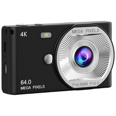 SUUNI 고화질 ccd 디지털카메라 듀얼카메라 학생당 16배 카메라로 뷰티샷, 블랙