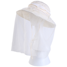 NOS협력업체 보호 방충망 모자 01 오프 화이트, 1개