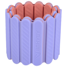 ABAHUB 실리콘 모래주머니 중량밴드 손목 발목 겸용 미끄럼방지, 분홍보라색, 1kg