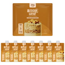 플라이밀 브라운 미숫가루 라떼 쉐이크, 45g, 7개