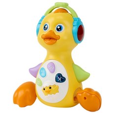 슈퍼맨이돌아왔다 움직이는 오리 첫그림인지발달 꼬꼬 맘 터미타임 장난감 5개월 아기 사운드, 1.움직이는 오리