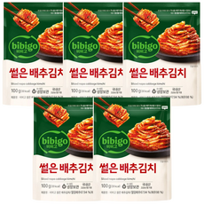 비비고 썰은배추김치100gx5개, 100g, 5개