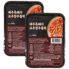 [씨엔쇼핑_TV홈쇼핑] 제주 흑돼지 고추장 주물럭, 8개, 200g