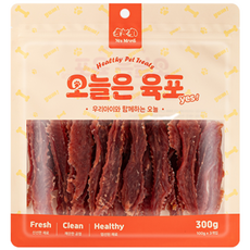 예스몽 오늘은 육포 강아지 간식, 1개, 300g, 오리가슴살 육포