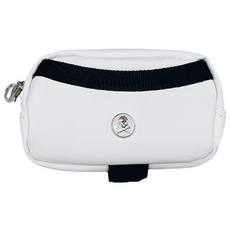 3 in 1 스컬 골프공주머니 골프볼 골프공파우치 골프티보관 골프장갑 보관 볼포켓, 화이트, 1개