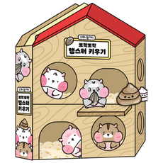 [소워니놀이터] 뽀짝뽀짝 햄스터 키우기 스퀴시북 만들기_DIY 키트, 기본구성+손코팅지(40장)+양면테이프+투명 테이프, 1개