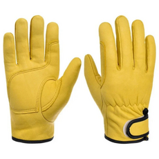 키친9단 캠핑 바베큐 용접 원예 작업 안전장갑 알곤장갑 고급형, 1개, 엘로우