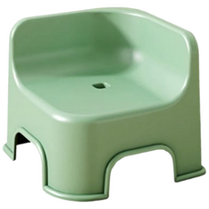 아기 어린이 유아 의자 놀이바 욕실 주방 다용도 등받이 모서리 낮은 미니 단쵸, 초록