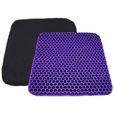 프루젠 벌집쿠션 젤리쿠션 매직시트 쿨 통풍 실리콘 벌집 퍼플 방석 특대 커버포함