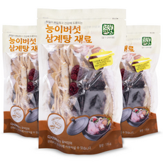 虎掌菌菇蔘雞湯材料, 3包, 135g