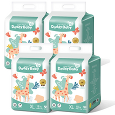 대디베이비 리얼핏 풀커버 팬티형 기저귀, 72매, 특대형(XL)