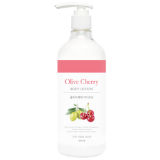 THE HERB SHOP 橄欖櫻桃香氛身體乳液, 500ml, 1瓶